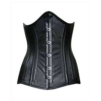 Authentic Double Row Bespoke Steel Boned underbust Corset Luxury Waist Training Tight Lacing Corset Gothic 2020